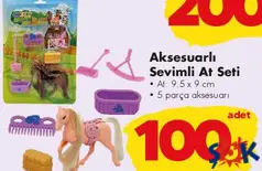 GOKİDY OYUNCAK AKSESUARLI SEVİMLİ AT SETİ